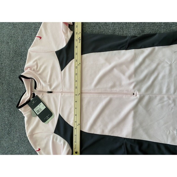 Nike Team Jersey Womens Large Pink Gray NWT Cycling Bike JERSEY Zip Short Sleeve - Picture 9 of 12